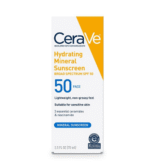 CeraVe Hydrating Mineral Sunscreen spf 50 box