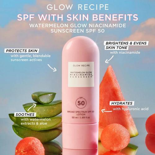 benefits of Glow Recipe Watermelon Glow Niacinamide Sunscreen SPF 50 in Pakistan