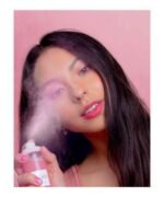 korean women using Glow Recipe Watermelon Glow Ultra-Fine Mist
