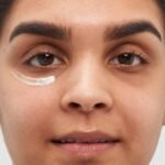 women applied The Inkey List Brighten-i Eye Cream