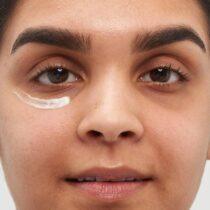women applied The Inkey List Brighten-i Eye Cream
