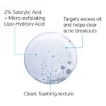 La Roche-Posay Effaclar Medicated Acne Face Wash texture in pakistan