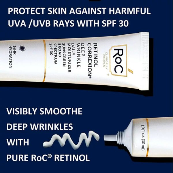 RoC Retinol Correxion® Deep Wrinkle Daily Moisturizer With SPF 30 texture