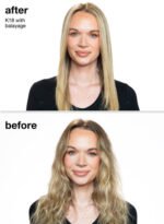 k18 leave-in molecule hair repair mask before and after