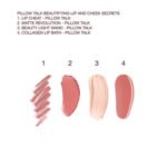 textures of the products in pillow talk gift set