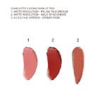 whats inside Charlotte Tilbury Iconic Mini Lipsticks Trio Kit