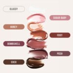 Huda Beauty Faux Filler Extra Shine Lip Gloss textures