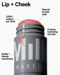Milk Makeup Lip + Cheek Cream Blush Stick infographic