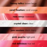 e.l.f Glow Reviver Lip Oil shade chart