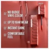 Maybelline Super Stay® Vinyl Ink Longwear Liquid Lipcolor features