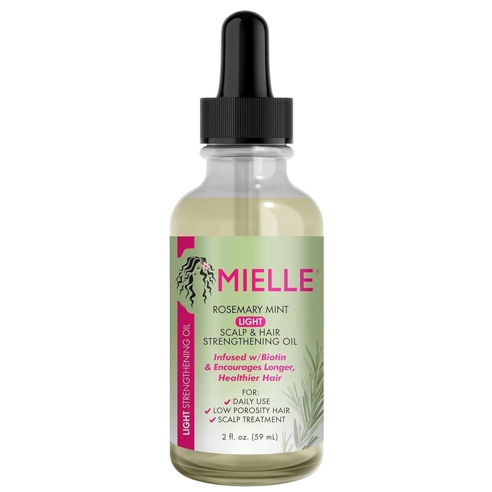 2024/10/1002038527.jpg Mielle Rosemary Mint Scalp & Hair Strengthening Oil - Light - Image 1