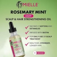 Mielle Rosemary Mint Scalp & Hair Strengthening Oil - Light - Image 2
