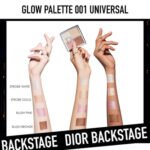 Dior Backstage Glow Face Palette swatchess 001 universal