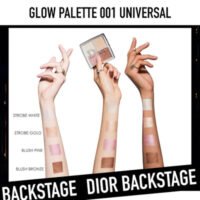 Dior Backstage Glow Face Palette swatchess 001 universal