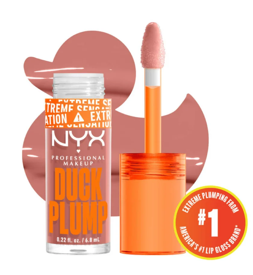 NYX Cosmetics Duck Plump High Pigment Plumping Lip Gloss bangin bare