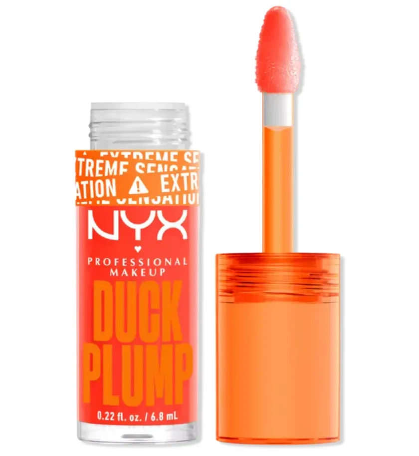 NYX Cosmetics Duck Plump High Pigment Plumping Lip Gloss peach out in pakistan