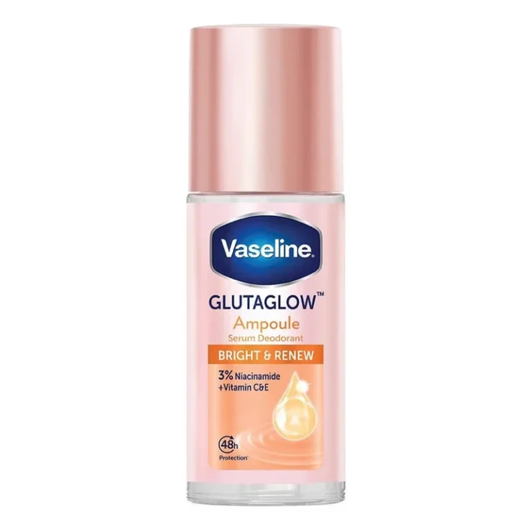Vaseline Glutaglow Ampoule 3% Niacinamide Serum Roll-On Deodorant Bright & Renew in pakistan