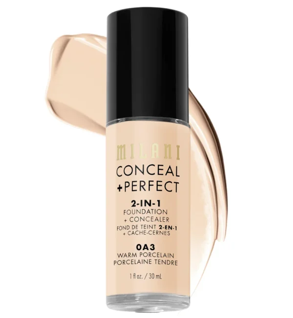 Milani Conceal + Perfect 2-in-1 Foundation and Concealer 0A3 warm porcelain in pakistan