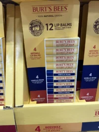 Burt's Bees 100% Natural Origin Moisturizing Lip Balms set vanilla , pomegranate, bees wax in pakistan