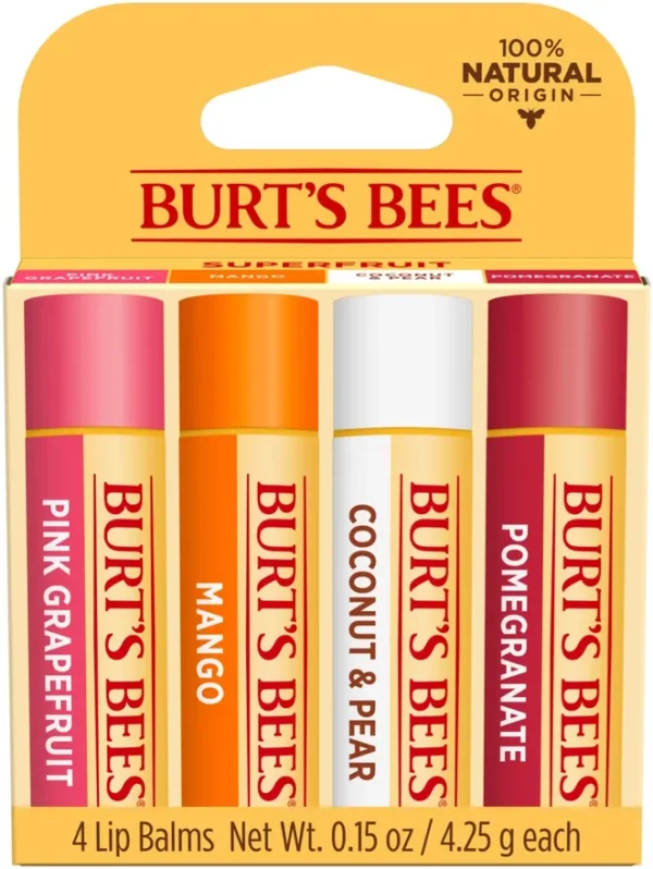 Burts bees Superfruit Lip Balm 4-Pack in pakistan