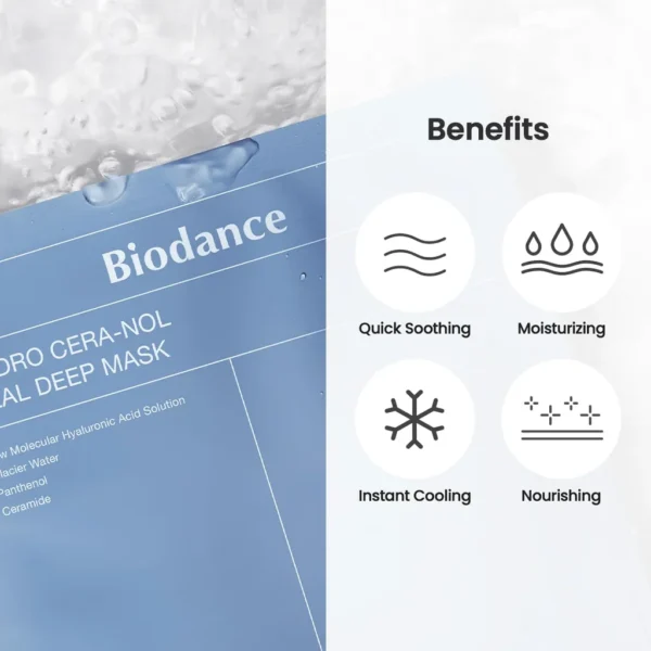 Biodance - Hydro Cera-Nol Real Deep Mask benefits