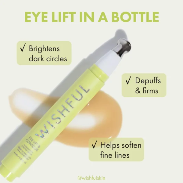 Huda Beauty- Wishful Eye Lift & Contour 1% Bakuchiol & Peptide Serum benefits