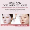 Medicube Pdrn Pink Collagen Gel Mask before after