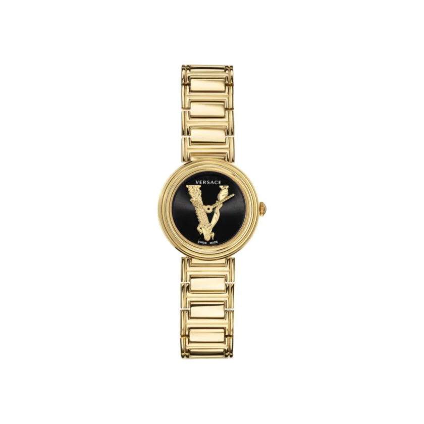 Versace Virtus Mini Duo Gold Stainless Steel Quartz Watch in pakistan