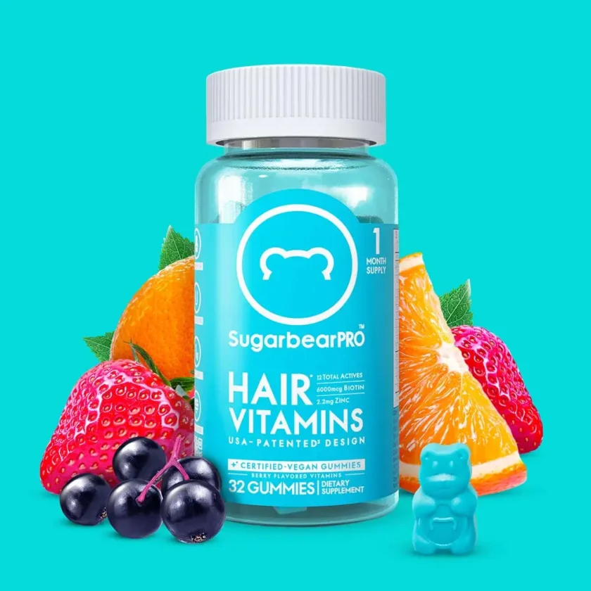 sugar bear pro hair vitamins gummies 32