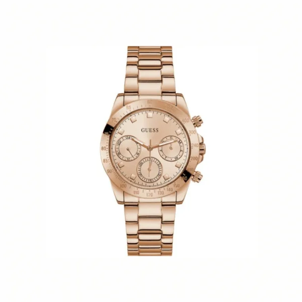 Guess Women's Stainless Steel Rose Gold Dial 36mm Watch in pakistan