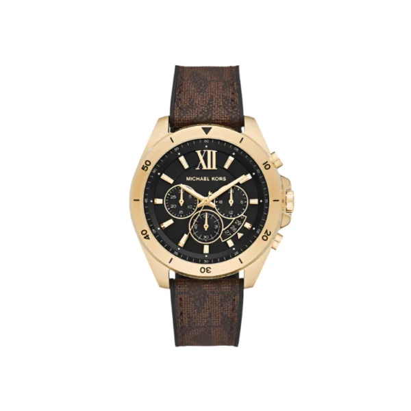 Michael Kors Men's Brecken Stainless Steel Chronograph Multicolor Dial 45mm Watch in Pakistan