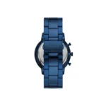 The Fossil Neutra Blue Stainless Steel 44mm Chronograph Quartz Watch for Gents back