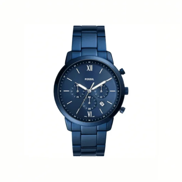 The Fossil Neutra Blue Stainless Steel 44mm Chronograph Quartz Watch for Gents in pakistan