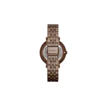 The Fossil Women's ES4275 Jacqueline Rose Gold Stainless Steel Watch - 36mm back