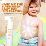 Thinkbaby SPF 50 Baby Sunscreen – Natural, Water Resistant, Reef Friendly Sun Protection89 ML