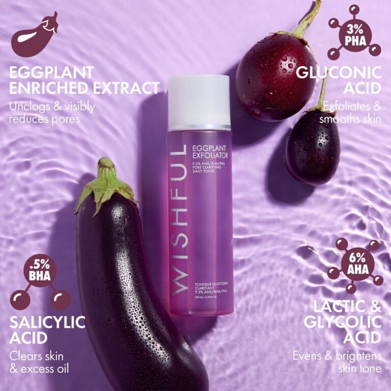 Wishful Eggplant Exfoliator Pore Clarifying Daily Toner 200 ML in Pakistan