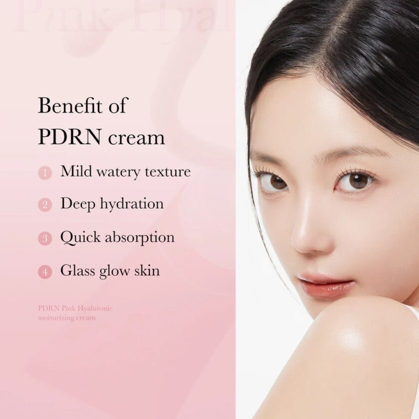 Medicube PDRN Pink Hyaluronic Moisturizing Cream 50ml - Image 3