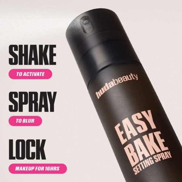 Huda Beauty Easy Bake Setting Spray benefits