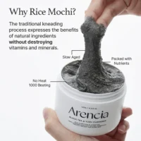 Arencia Black Tea Rice Mochi Cleanser benefits