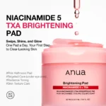 Anua Niacinamide 5 TXA Brightening Pad benefits