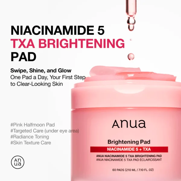 Anua Niacinamide 5 TXA Brightening Pad benefits