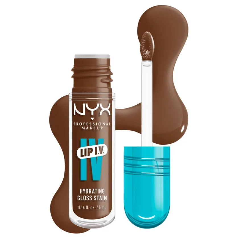 NYX Lip I.V. Hydrating Lip Gloss Stain 03 - Splash 'n Spice! in pakistan