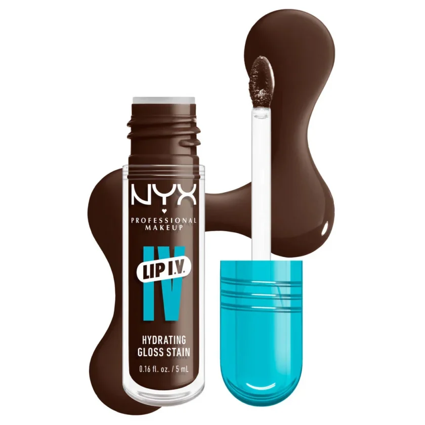 NYX Lip I.V. Hydrating Lip Gloss Stain 06 - Espresso Soak in pakistan