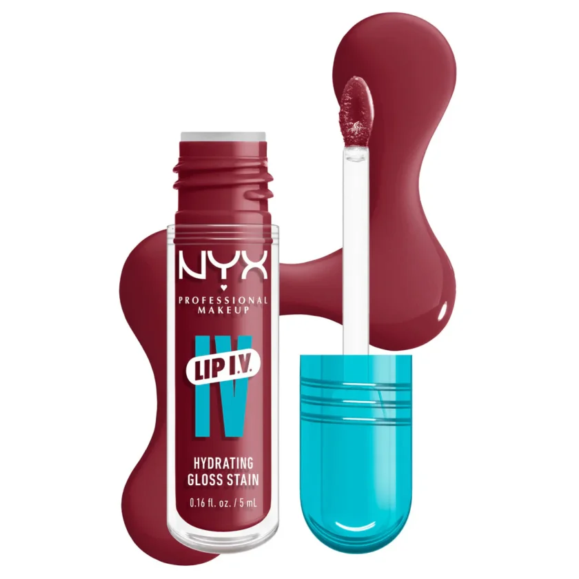 NYX Lip I.V. Hydrating Lip Gloss Stain 07– Bubblegum Brust in pakistan