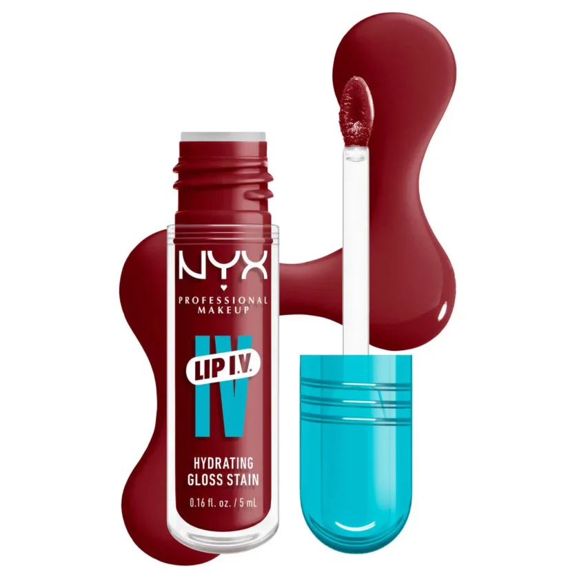 NYX Lip I.V. Hydrating Lip Gloss Stain 13 Cranberry Splash in pakistan