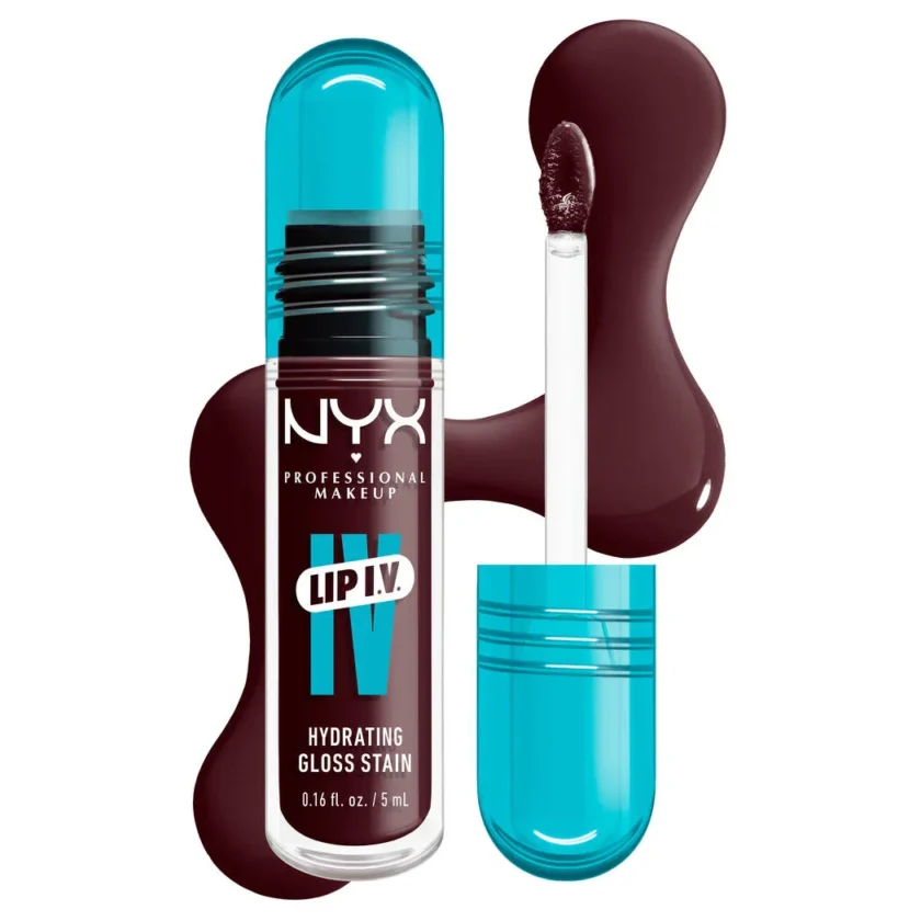 NYX Lip I.V. Hydrating Lip Gloss Stain 14 - Mauve N' Moist in pakistan
