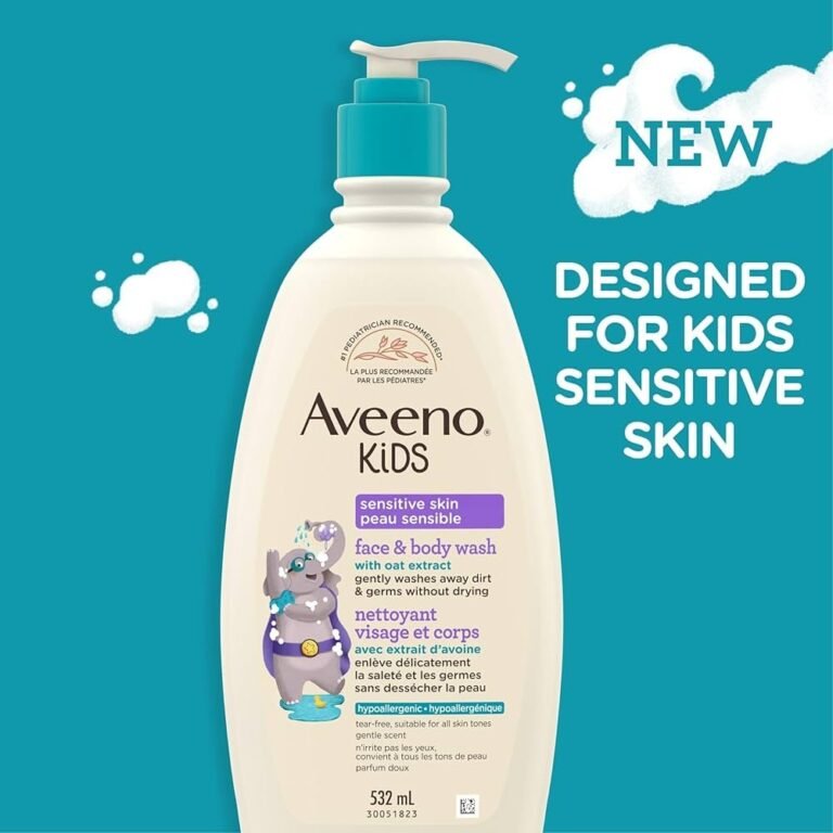 Aveeno Kids Sensitive Skin Face & Body Wash (532 ML) In Pakistan