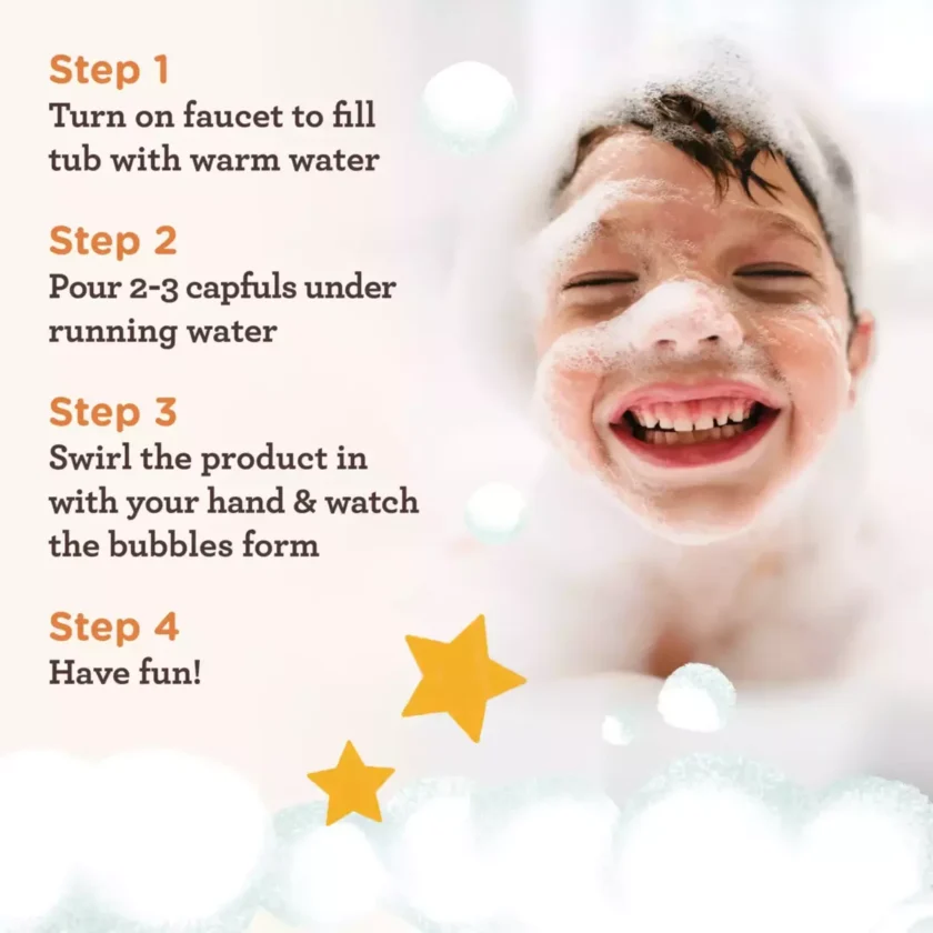 Aveeno Baby KIDS Bubble Bath & Wash how to use