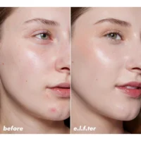 ELF Halo Glow Mineral Foundation Skin Tint Spf50 before after results