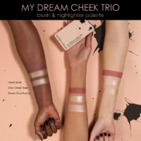 Natasha Denona My Dream Cheek Trio Blush and Highlighter Palette swatch